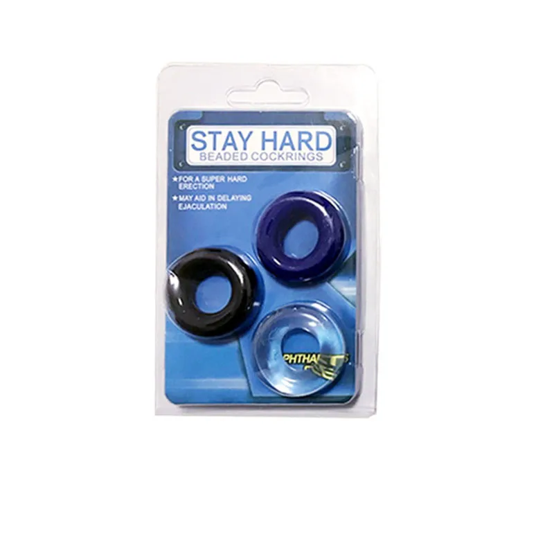 Hot sale rubber male delay ejaculation sex toys men penis cock ring