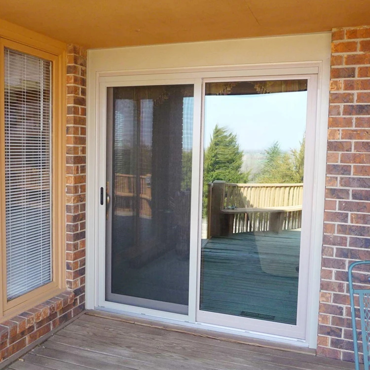 chinese exterior aluminium sliding patio French glass door price list pictures in ghana