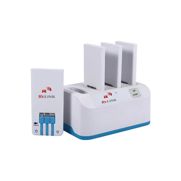 4 Ports External Battery Mobile Portable Charger Sharing Rental Power Bank Station