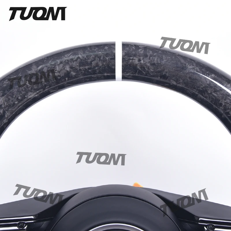 100% Real Forged Carbon Fiber LED Steering Wheel For Porsche Panamera Cayenne Macan 718 911 918 Taycan