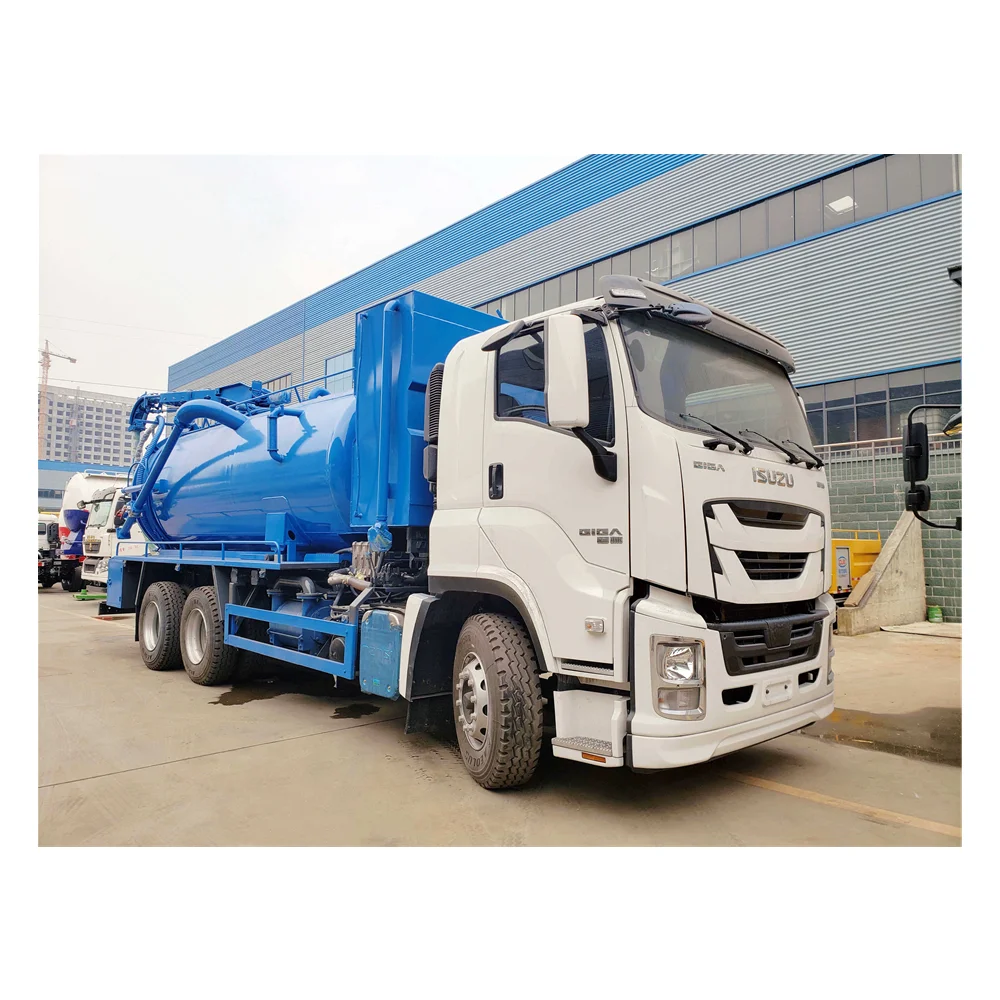 Вакуумный грузовик ISUZU GIGA 6X4 14000 л для очистки и