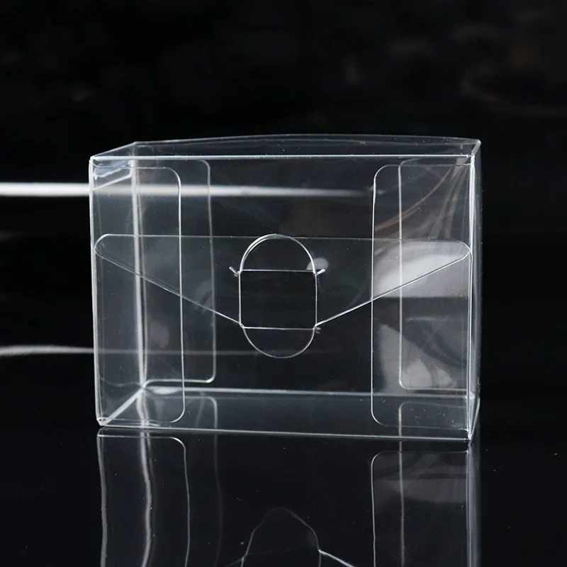 Одноразовая пластиковая упаковочная коробка для торта 5x5x8 прозрачная кубическая Конфета мини-коробка подарок спасибо цветы свадьба
