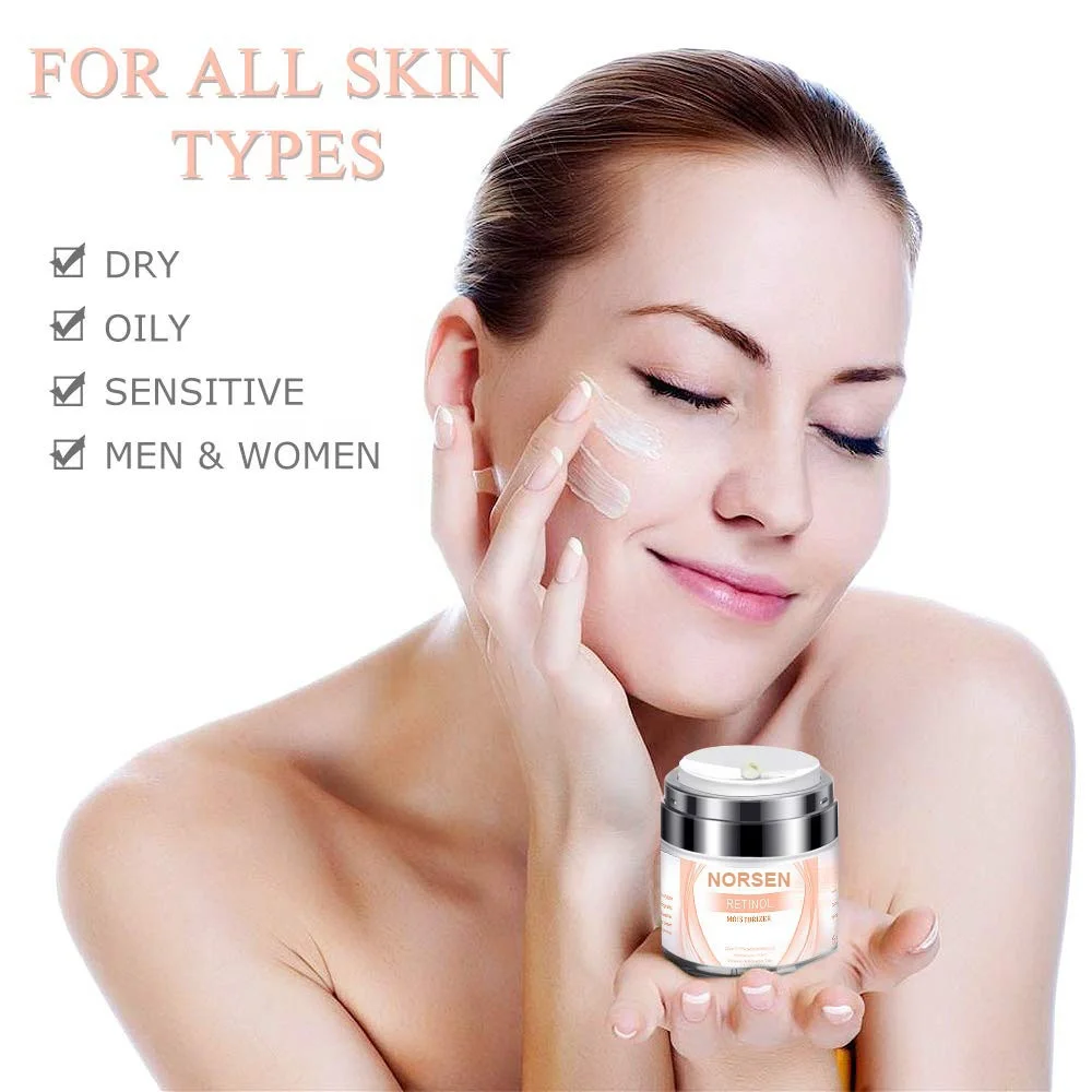 Private Label Natural Organic Face Moisturizer Anti Wrinkle Moisturizing Retinol Face Cream