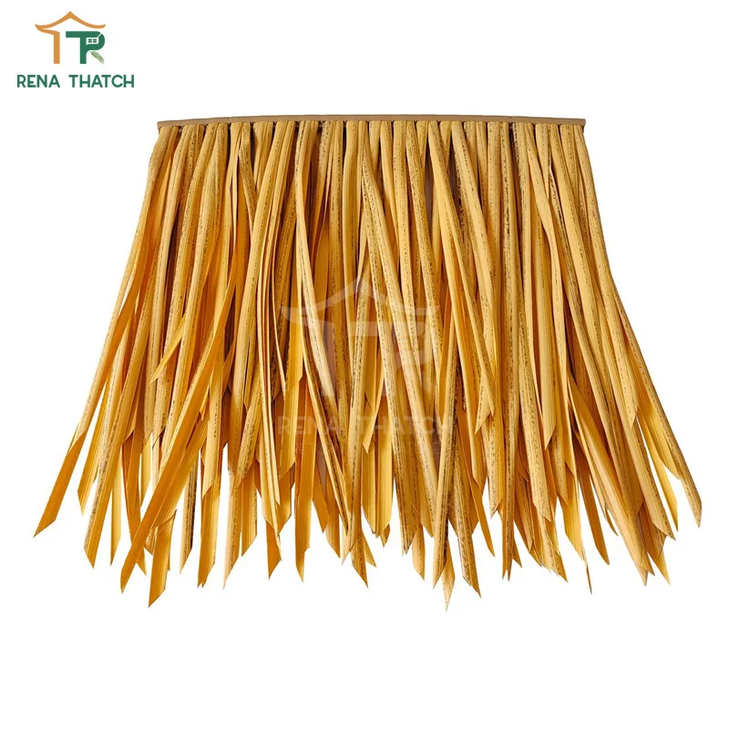 Hot sale cheap artificial thatch synthetic thatch roofing for resort tiki bar