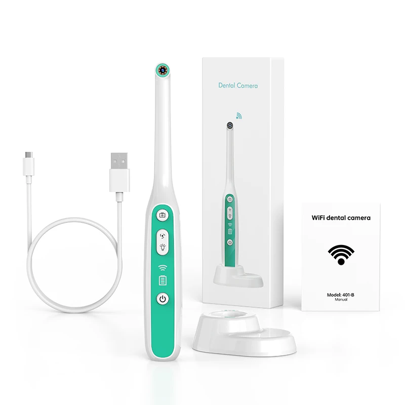 Sunuo 401B 8 LED Lights Mouth Teeth Inspection Dentist Tool 1080P Wireless  Household Intra-oral Camera
