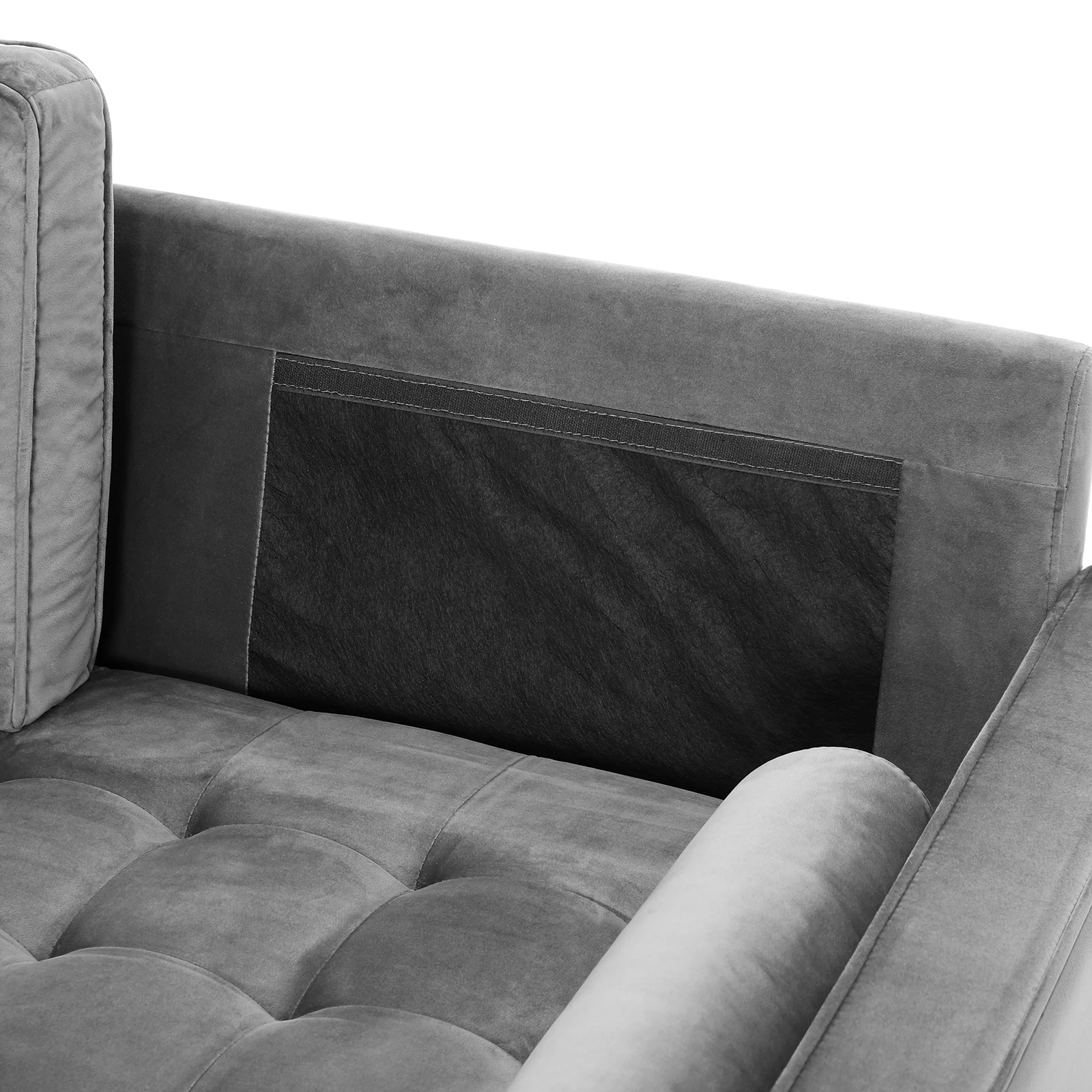 VASAGLE Modern Design Lounge Fabric Velvet Home Furniture Couch Living Room Sofa Sectional Sofa European Style