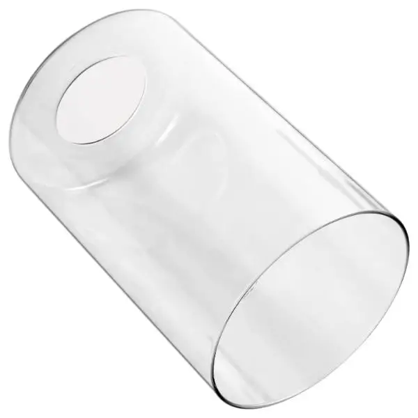 Китайский производитель стеклянного абажура ручной работы выдувной цилиндр стеклянный абажур замена старого