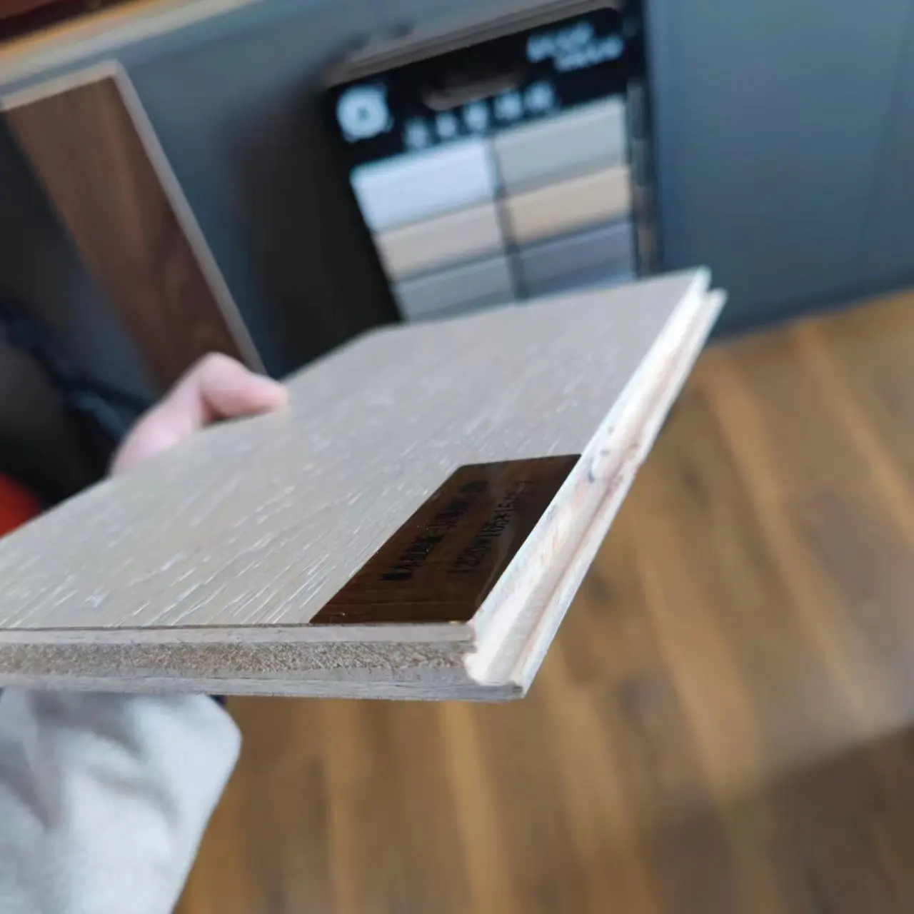 Natural Bamboo Flooring Teak Flooring Wooden Laminates Baseboard White Balcony Waterproof Outdoor Floor