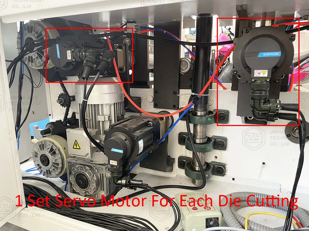 ZY-350P 6 Color Narrow Web Servo Motor Petal Type Intermittent Flexo Flexographic Printing Machine