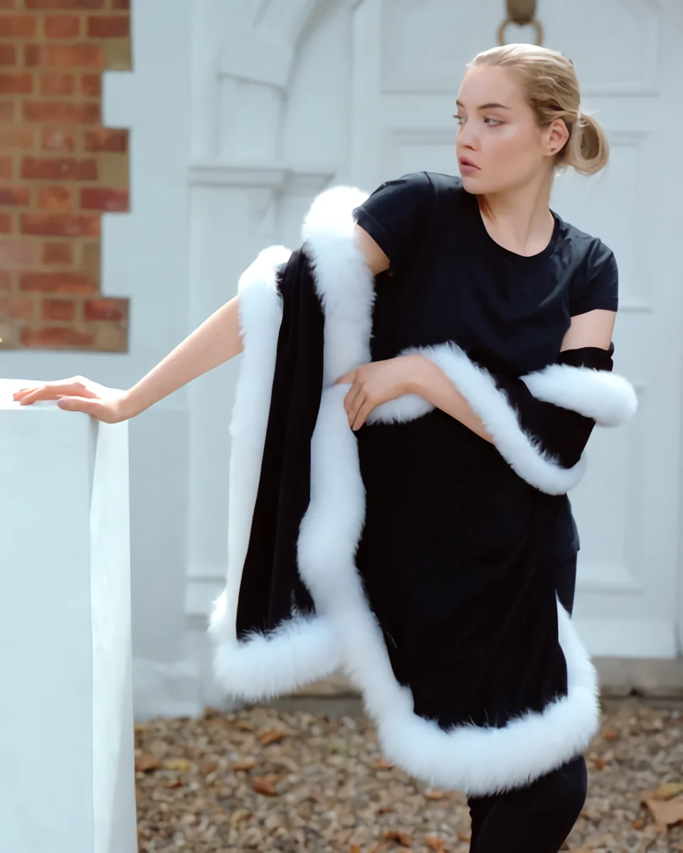 2020 модная шаль, кашемировая шаль с меховым краем