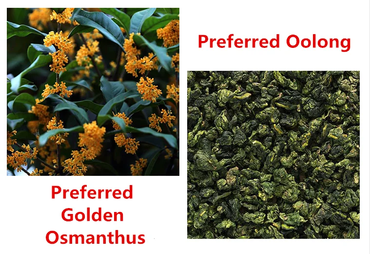 Wholesale Chinese Sweet flavor dried flowers tea Scented Osmanthus Oolong Tea