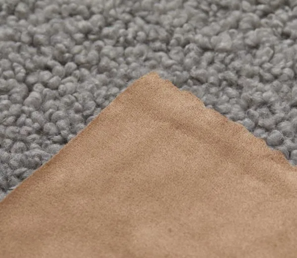 Серый цвет шерпа флис искусственный мех Ткань коричневая кожа связывающая Ткань Животное Имитация искусственного меха шерпа ткань