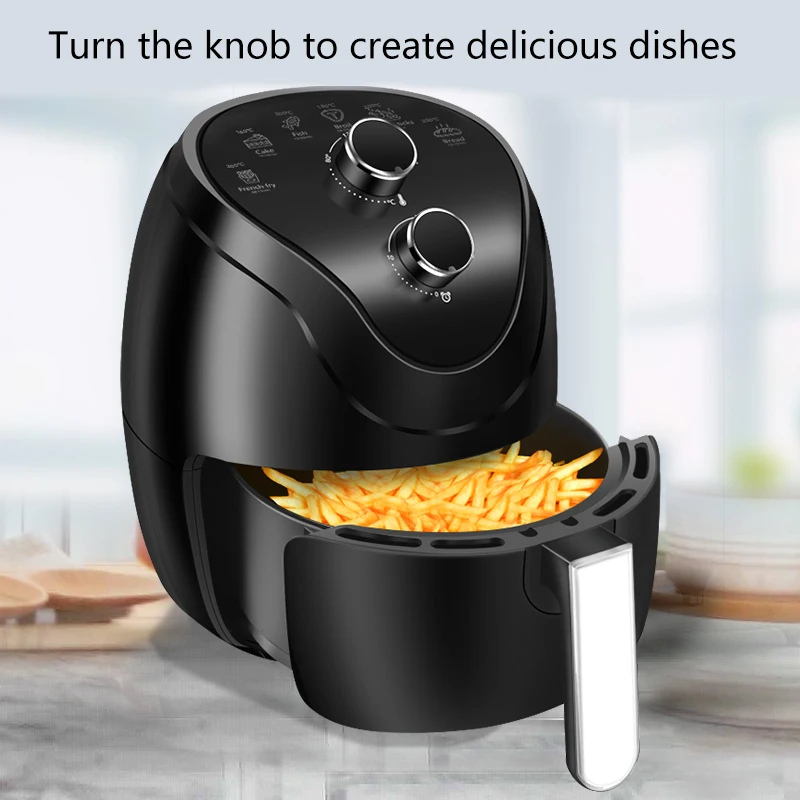 Manual Control  No Oil 6.0L Air Fryers  Mechanic Timer Wholesale Electric Digital Air Fryer pressure cooker