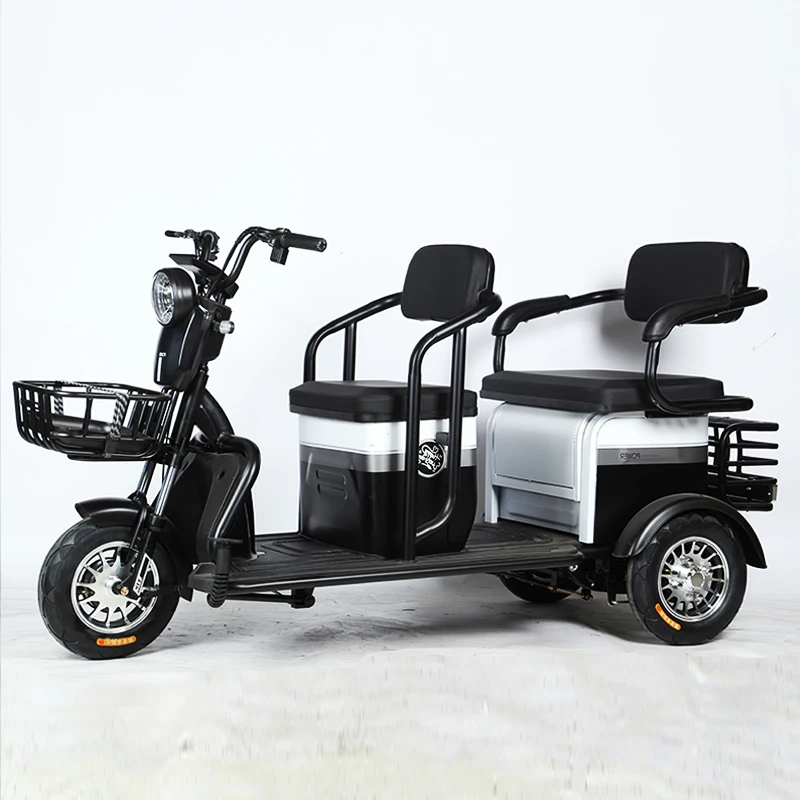 Hot sell electric tricycle in electric scooters 3 three wheel with padals for adults/elderly