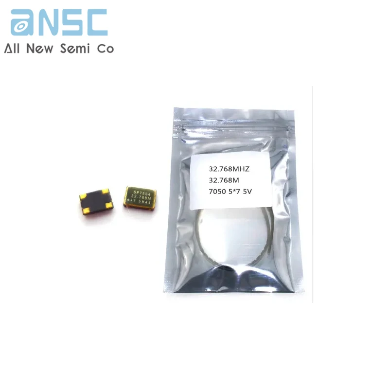 10 шт./лот smd 7050 кварцевый генератор 32 768 МГц 5070 чип конденсатор 5*7 5 в 25ppm