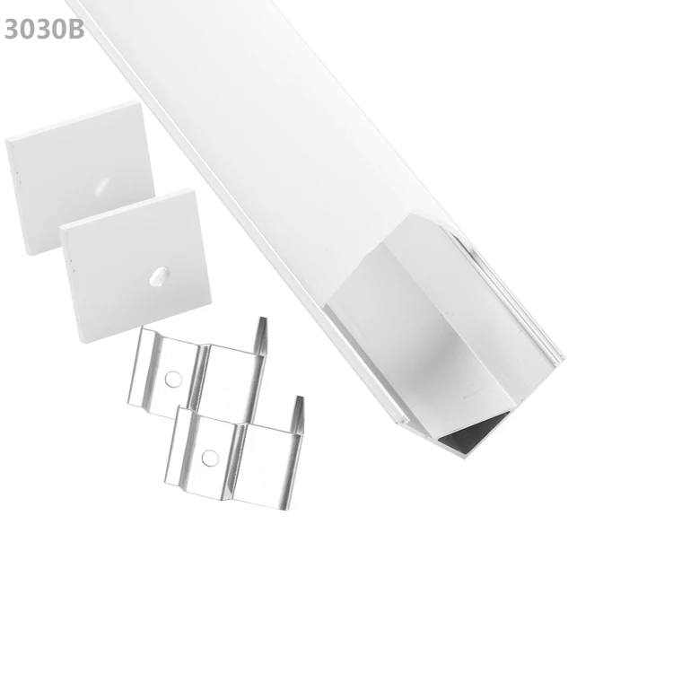 led light house  various of aluminum profiles of strip /cover alu led profile silver anodized Led triangle aluminium profiles