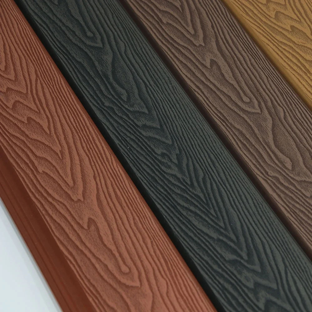 Exterior Commercial Wpc Wall Panel Cladding Covering Building Facade Wall Cladding