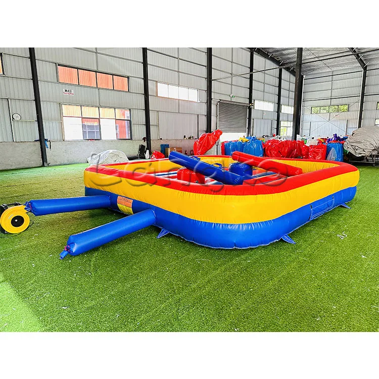 TWO player Gladiator Interactive Game Inflatable Carnivals Games Events Parties, Inflatable Jousting Arena Sticks Toys