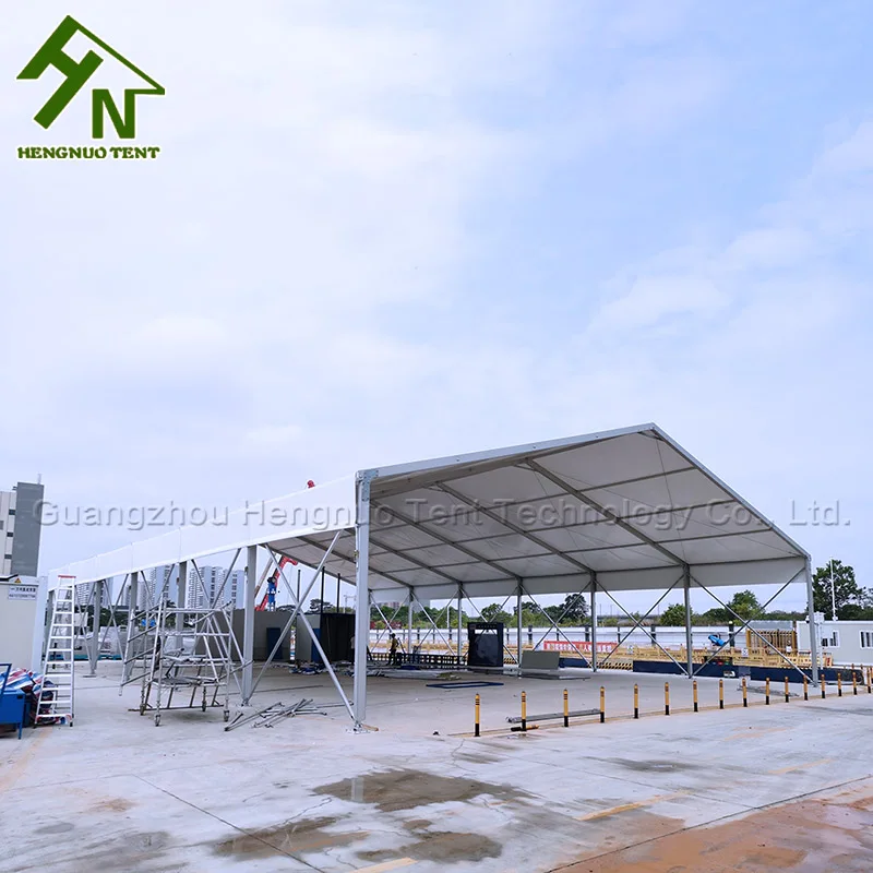 Съемная навесная палатка из алюминиевого сплава размером 20x30 м для занятий или временного склада