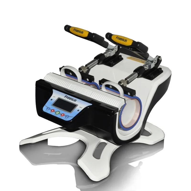 Freesub Low price double station magic mug cup sublimation printing machine ceramic mug heat press machines ST210