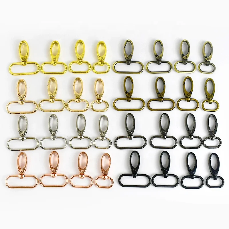 Meetee F4-3 13-50mm Bag Chain Connector Ordinary Replaceable Key Fittings for Handbags and Luggage Dog Hook Buckle