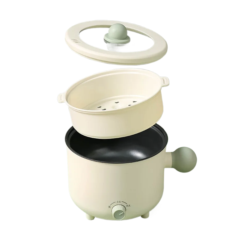 1.8L Portable Mini Electric Cooker Multifunctional Home Electric Cooking Pot With Non-stick Rice Cooker For Household Dormitory