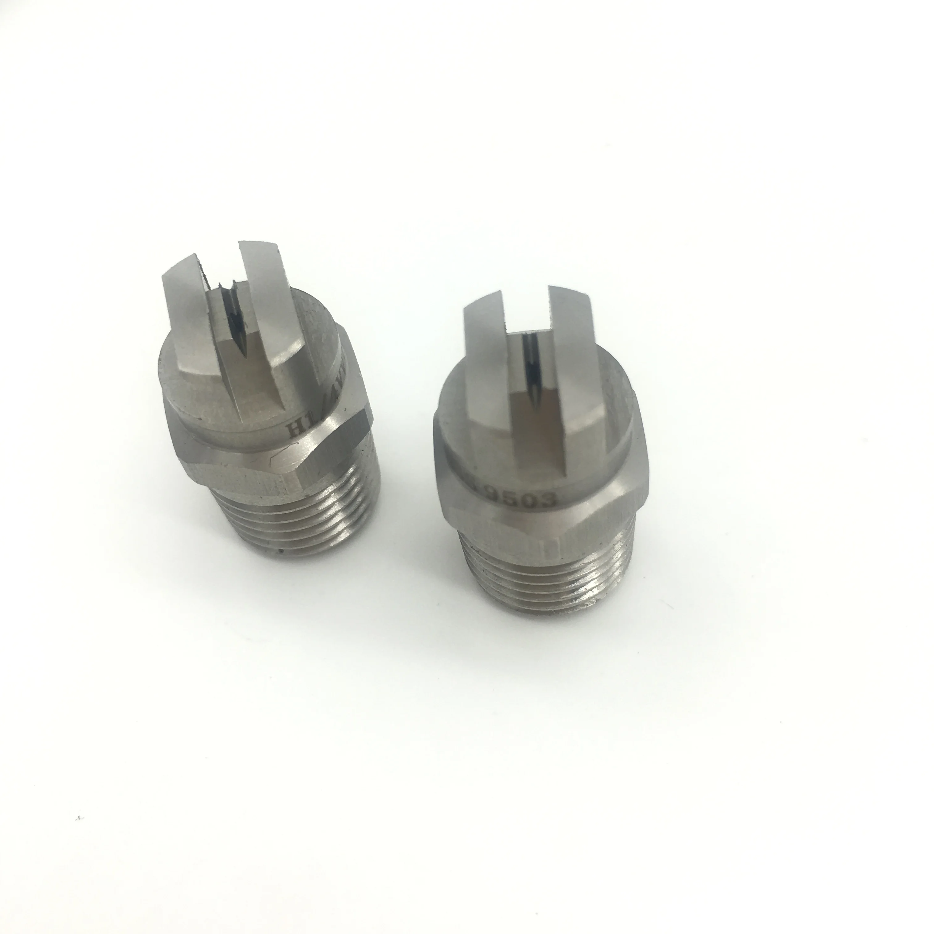 JTCCO Manufacturer Customized 1/4 Hvv Vee Jet Flat Fan Pattern Clean Spray Bottle Nozzle