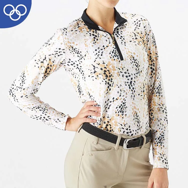 OEM/ODM Factory Riding wear Custom Horse Riding top short sleeves Shirt for Women