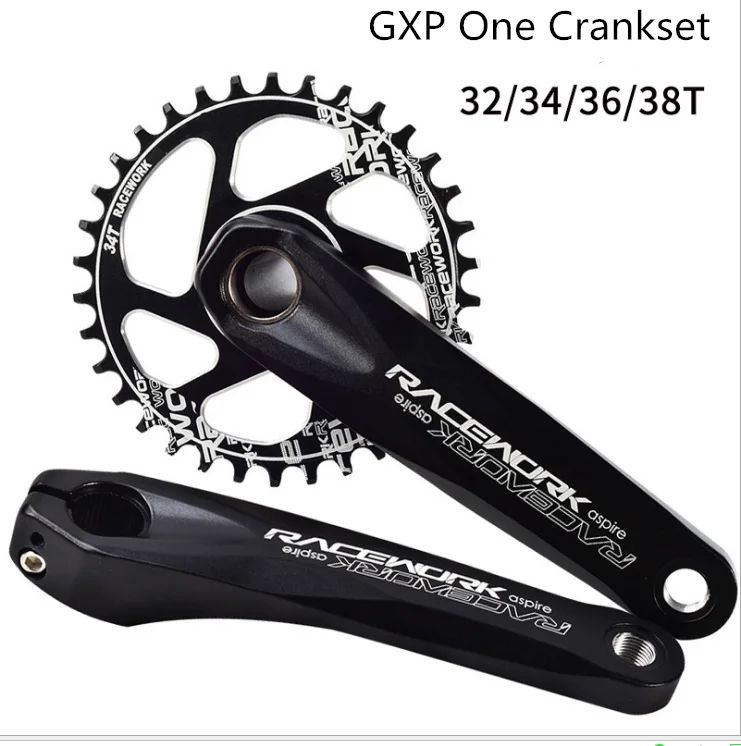 
GXP bicycle crank, aluminum alloy chainring crank with bottom bracket 