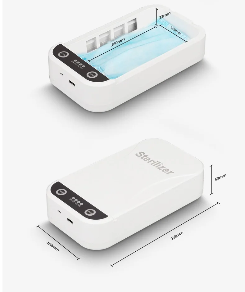 2020 new uv light  ultraviolet sterilizer and uv sterilizer box for phone-mask-keys