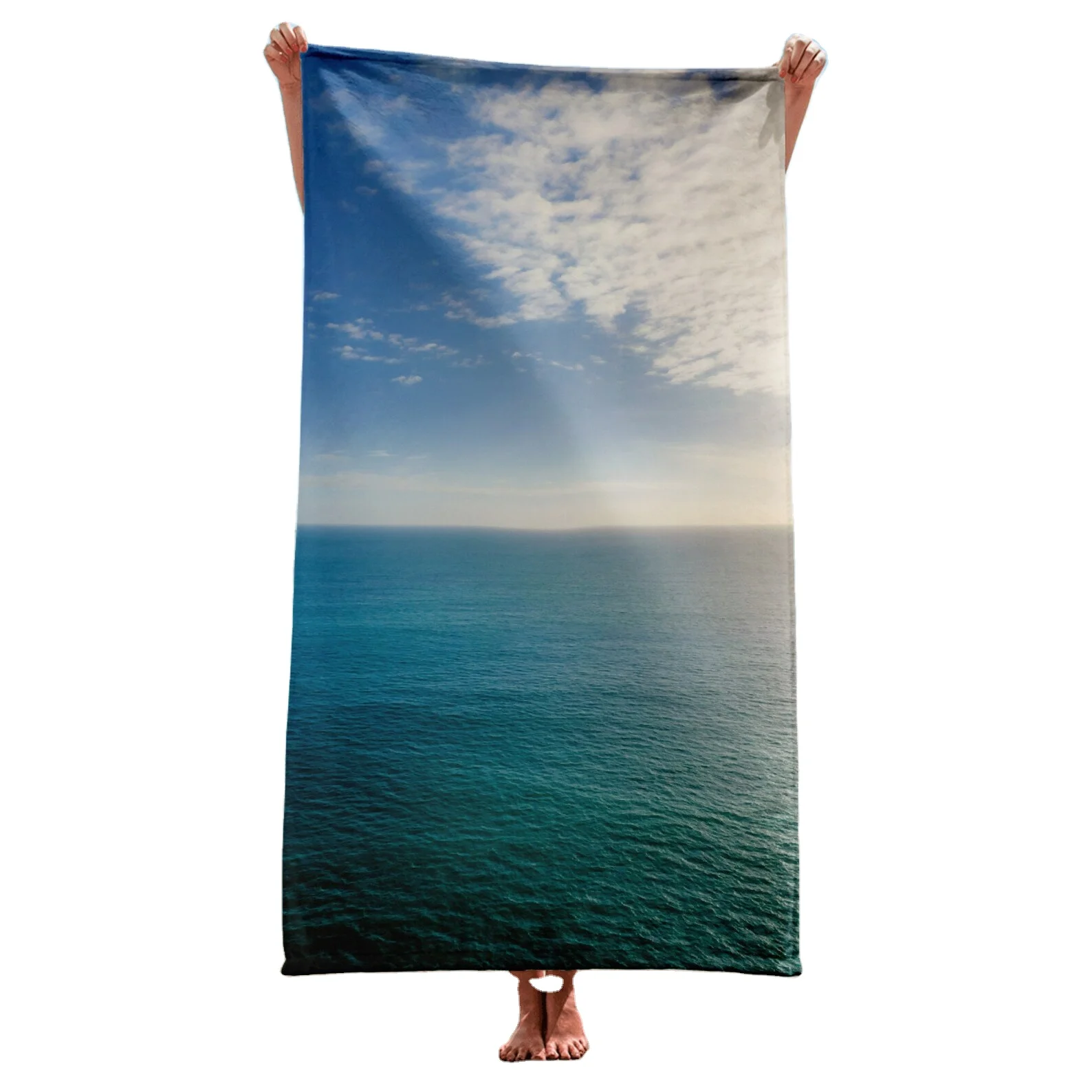 Custom California theme beach towel Manhattan theme Los Angeles beach gift Beach Towel