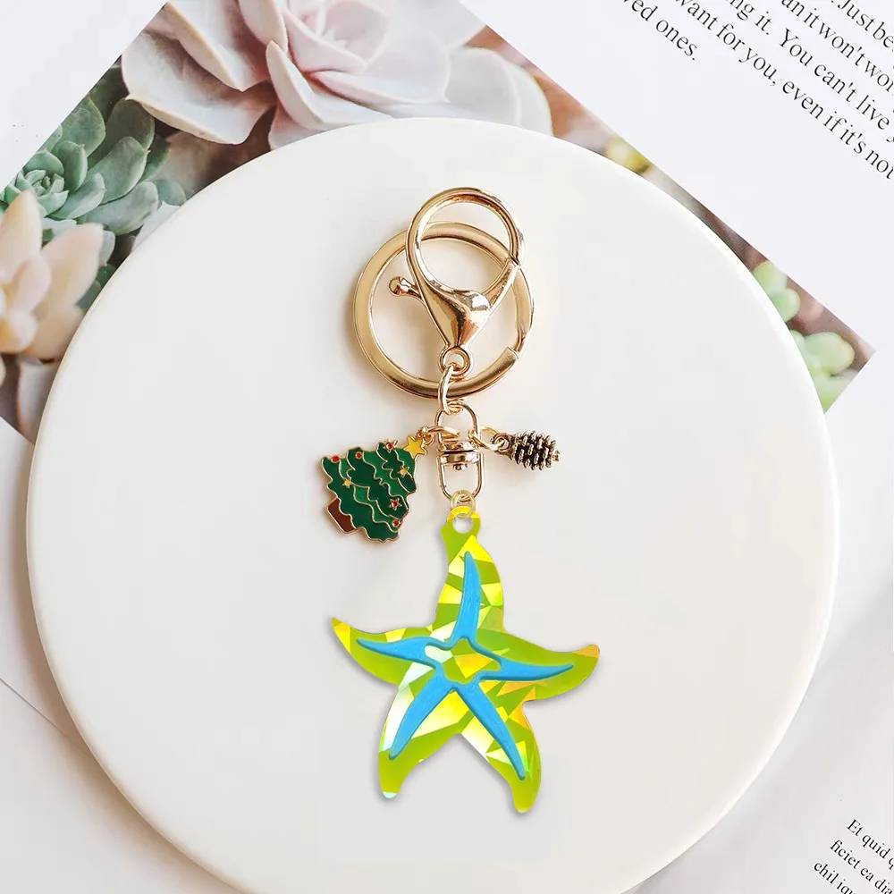 MHC эпоксидная смола брелок для ключей с отверстиями набор прозрачных форм орнамента Санта-Клауса формы из эпоксидной смолы силиконовые