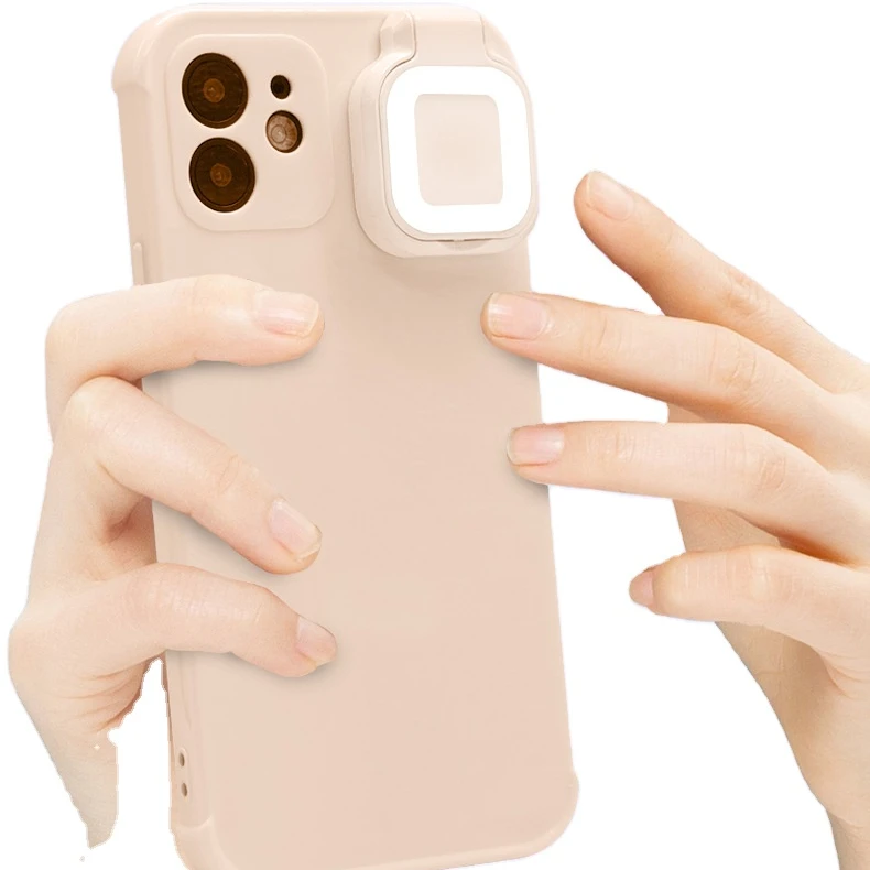 Trending Phone Cases 2023 Phone Case Light Selfie Led Ring Light Phone Case For 14 Pro Max