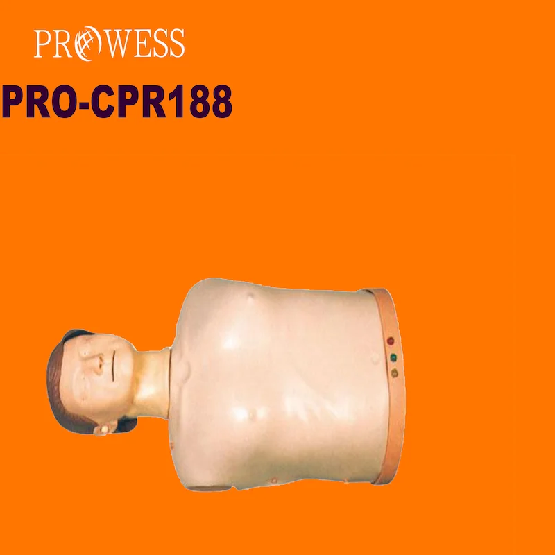 PRO-CPR188 Half Body CPR Training Manikin with Indicator Light Emergency Training for Medical Teaching