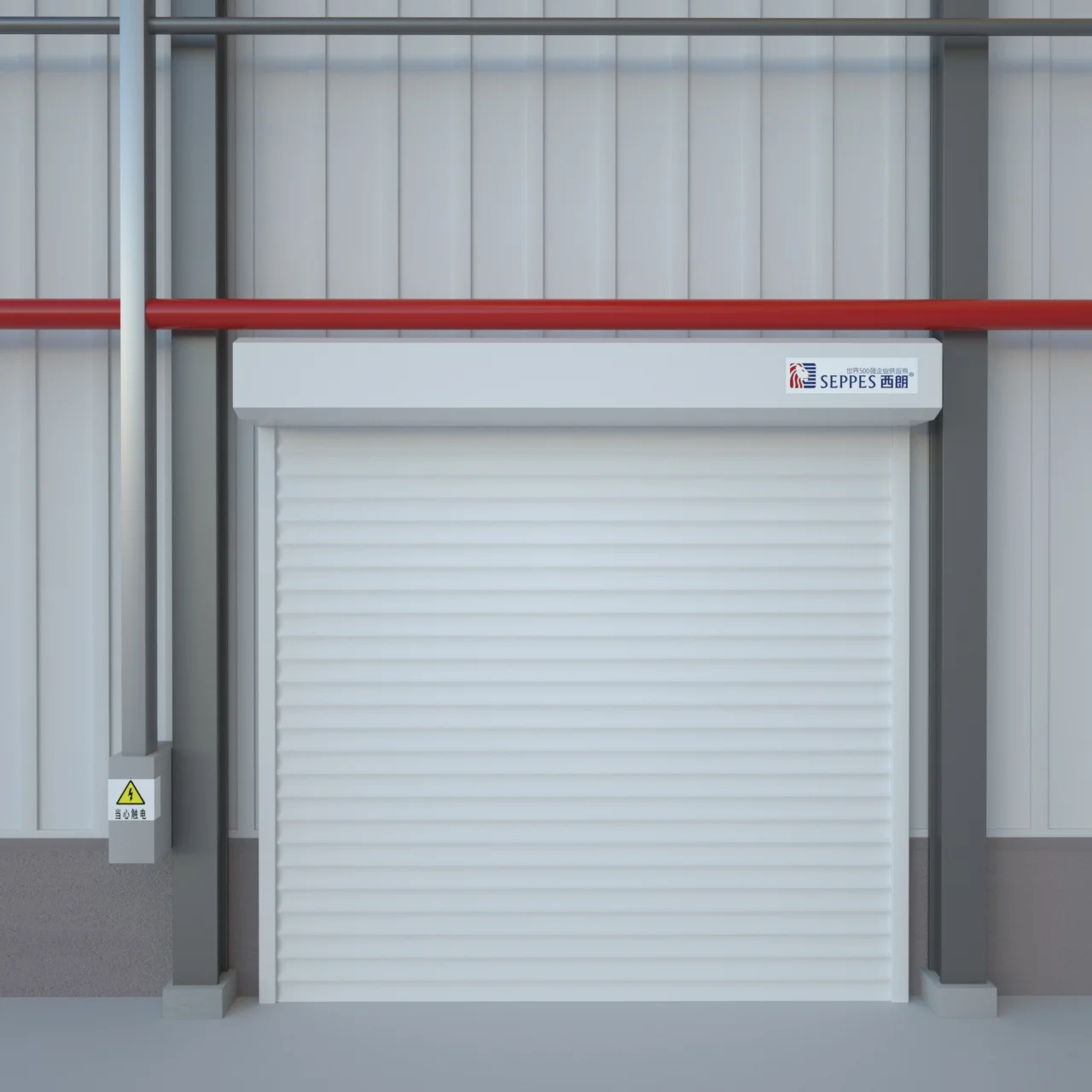 Thermal insulation automatic rolling shutter aluminum roller shutter  door