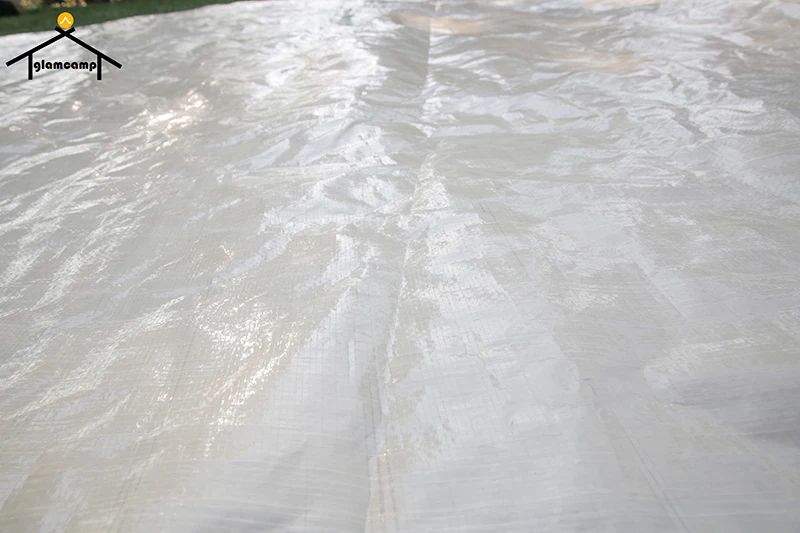 Outdoor 5m bell tent rugs flooring matting footprint tent mat dirt-proof carpet 120gsm-PE