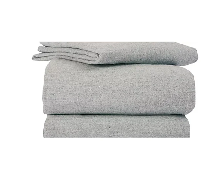 Egyptian Cotton Bed Sheets Set Plain Flannel Bed Sheets