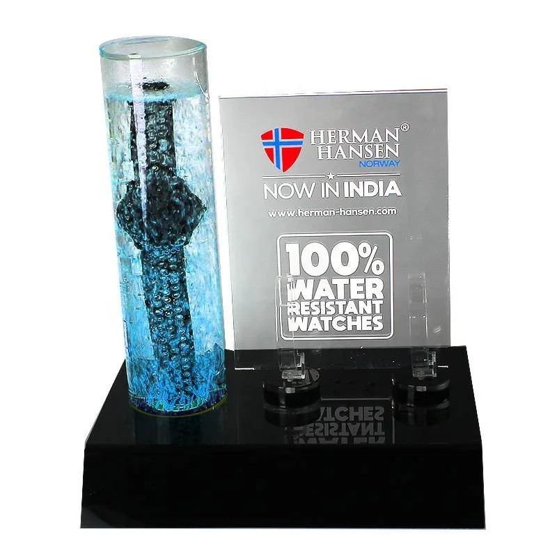 Retail Accessories for Displaying Watch Clear Transparent Acrylic Watch Display Base Stand Holder