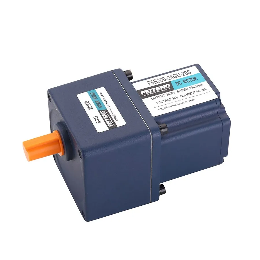 200w Brushless Gear Motor Manufacturers 7hp 12v 24v 48v 72v DC Brushless Servo GearMotor
