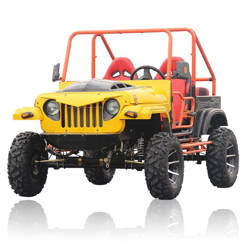 2022 Cheap Gasoline 4 Stroke 300cc Racing Go Kart for Sale, Off Road 4x4 Dune Buggy for Adults
