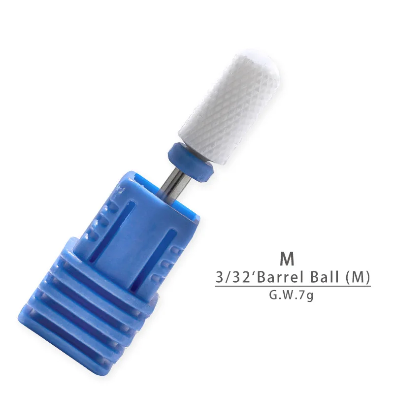 Ceramics Bits Manicure Tool White Professional Salon Product High Quality Nail Drill Bit