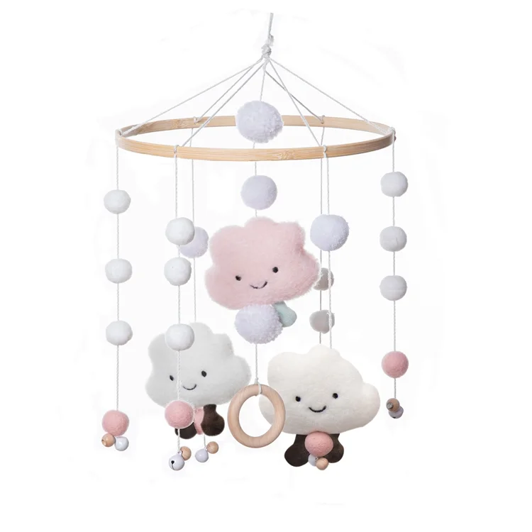 Handmade Wooden Mobile for Baby Crib Low Cost Mobile Foam Home Decor by Lotte