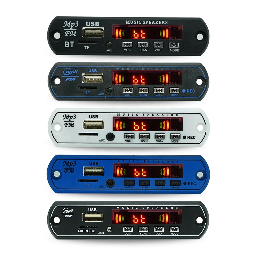 Беспроводной USB MP3-плеер с поддержкой BT 12 В Модуль платы декодера