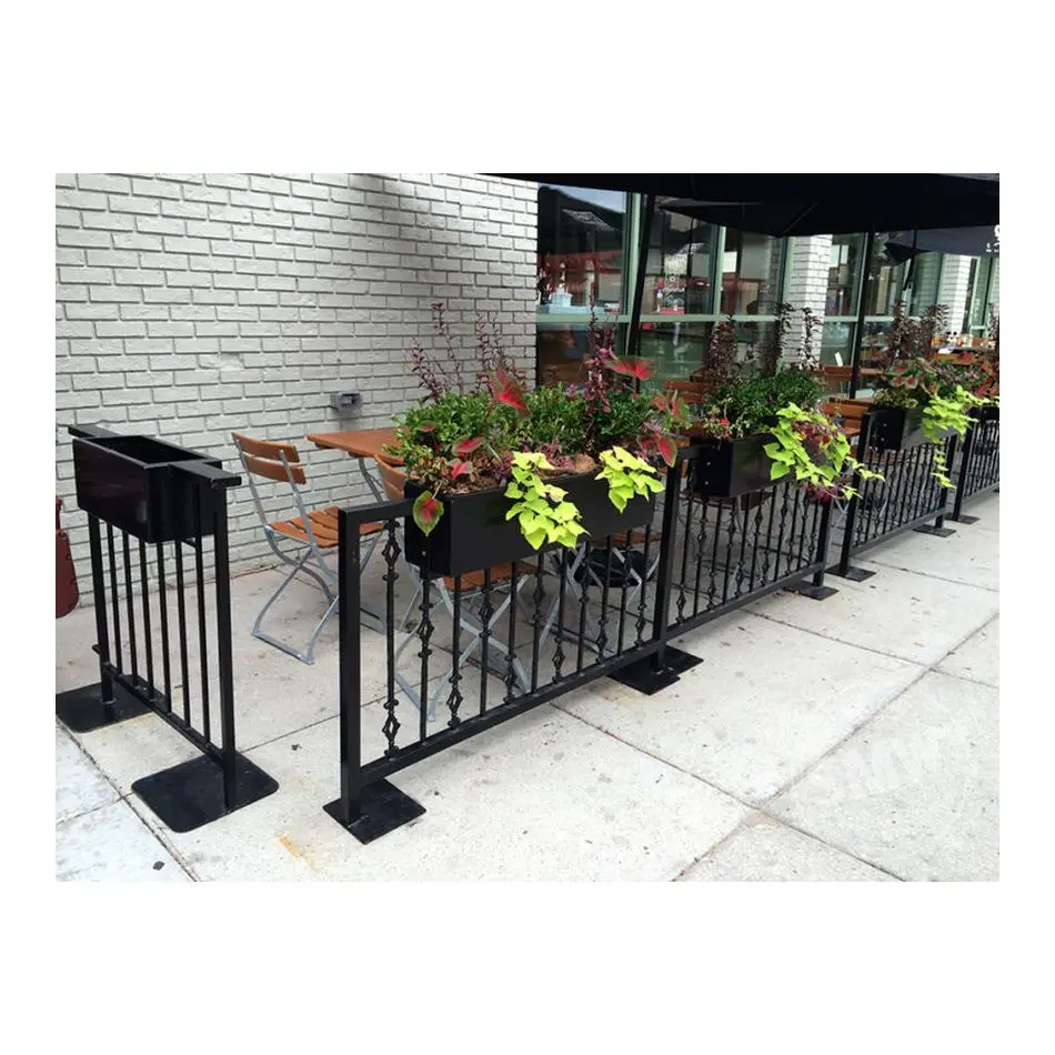 ACE Apartment Traditional Design Top Mounted Iron Wrought Balustrade Used In Stairs Or Balcony For Project