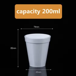 4 6 10 12 16 20 24 32 Oz ice cream white food container foam cup