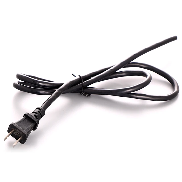 Canada/US/CAS UL 10/13/15A 125v 2 Pin AC Cable Plug Polarized Prong IEC 320 C7 Power Cord