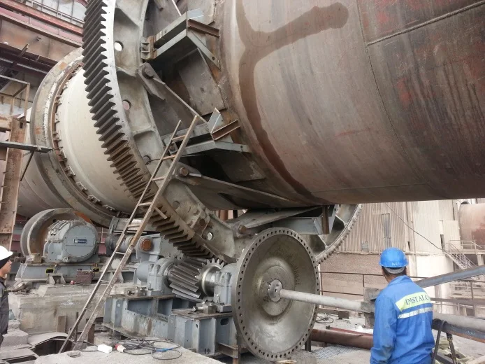 
horizontal petrol coke calcining rotary kiln 