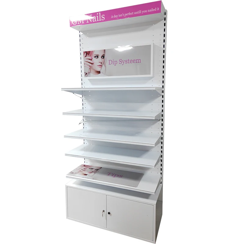 Factory Direct Supply cosmetics products display stand skin care products display cabinet beauty cosmetic products display rack