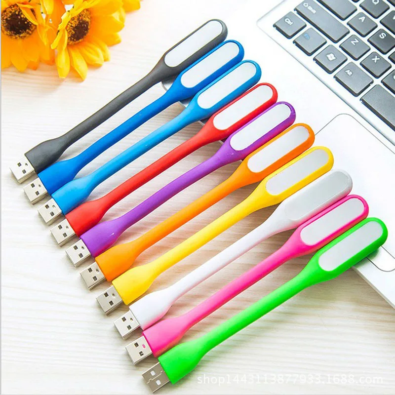 usb portable light led white night light energy saving led desk lamp computer usb in-line interface mini small lamp gift