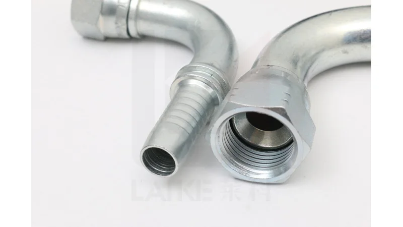 28641/28691 Female JIS KOMATSU Metric 30 Degree Flare Hydraulic Fitting Hose Terminal in 45 and 90 Elbow